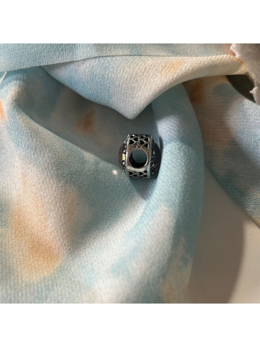 Pandora Purple and Silver Bracelet Charm - Picture 3 of 5